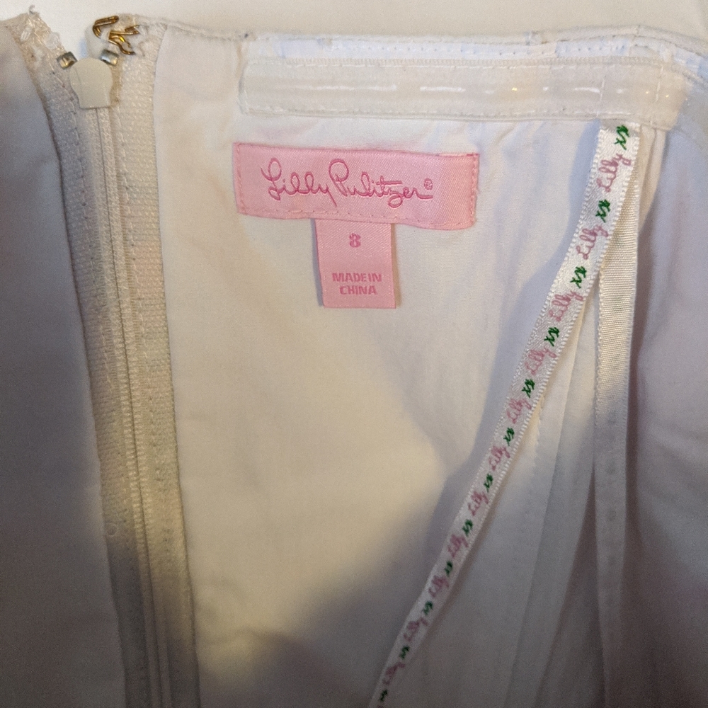 Lilly Pulitzer Strapless Multi Fly Patch Dress - image 2